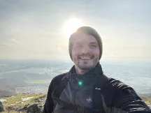 Matej na turistike v horách